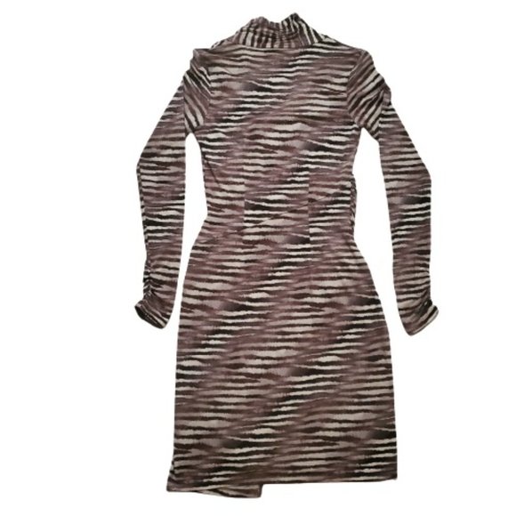 Tommy Bahama Women's Tiger Tide Animal Print V-Neck Long Sleeve Dress Size XS/TP - Picture 4 of 16